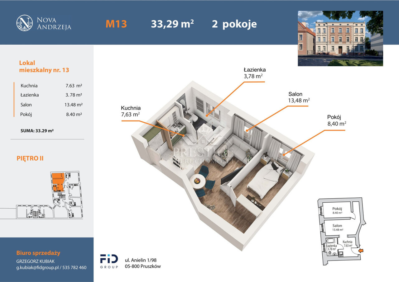 Mieszkanie Sprzedaż Inowrocław Mała Andrzeja 15